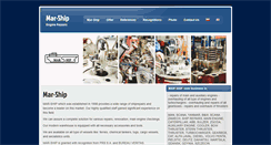 Desktop Screenshot of mar-ship.pl
